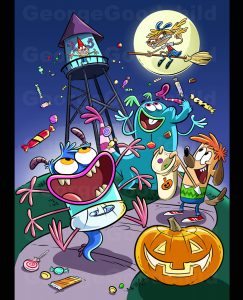 Bunsen is A Beast - Halloween Press Art